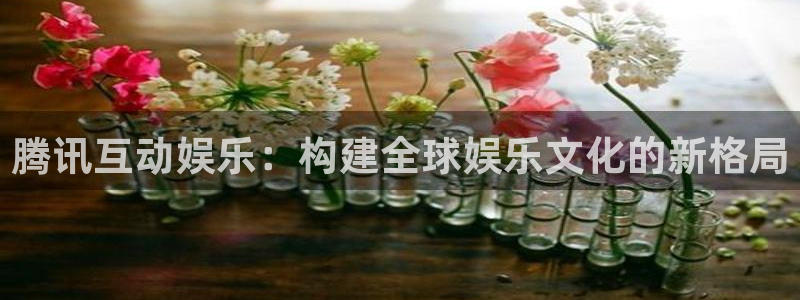 恒盛娱乐官网：腾讯互动娱乐：构建全球娱乐文化的新格局